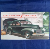 New Mercury 8 for 1939 fold-out brochure