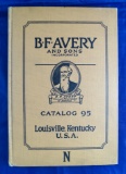 B. F. Avery & Sons Catalog 95, 1922, hard cover, 172 pages