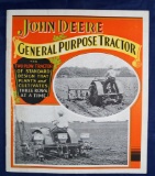 John Deere General Purpose Tractor brochure, approx 8
