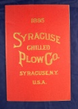 1895 Syracuse Chilled Plow Co. catalog, approx 6