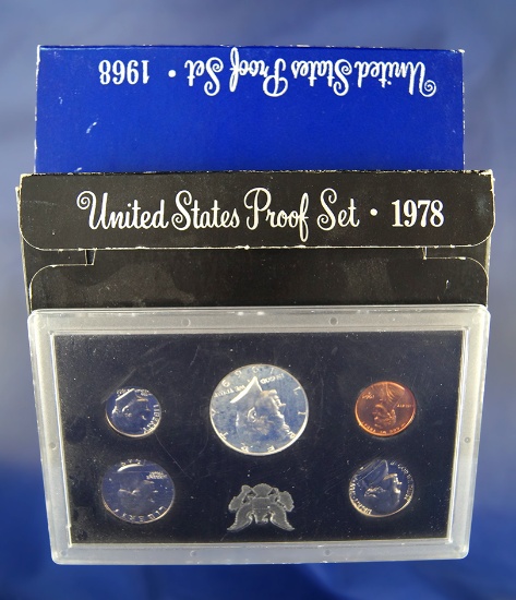 1968, 1969 and 1978 Proof Sets