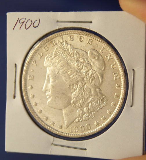 Nice 1900 Morgan Silver Dollar AU