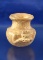 Very unique miniature pre-Columbian jar that is 2 3/8