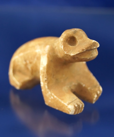 3 1/8" long carved stone animal figure found nearTaxco, Guerrera Mexico.