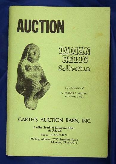 Original Garths Auction Catalog of the Dr. Gordon F. Meuser Collection.