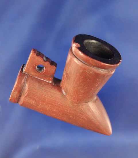 Ex. Perino! 2" well styled Catlinite Pipe from the Greg Perino Collection in excellent condition.