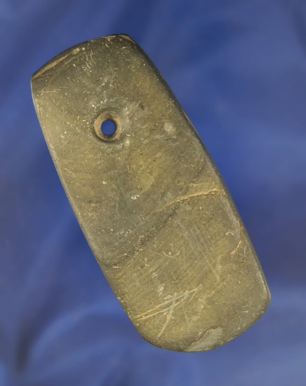 3 1/4" Slate Pendant found in Summit Co., Ohio.