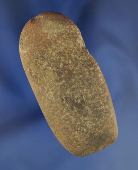 Very unique 3" miniature 3/4 grooved Axe found in outer Creek Township, LaSalle Co.,  Illinois