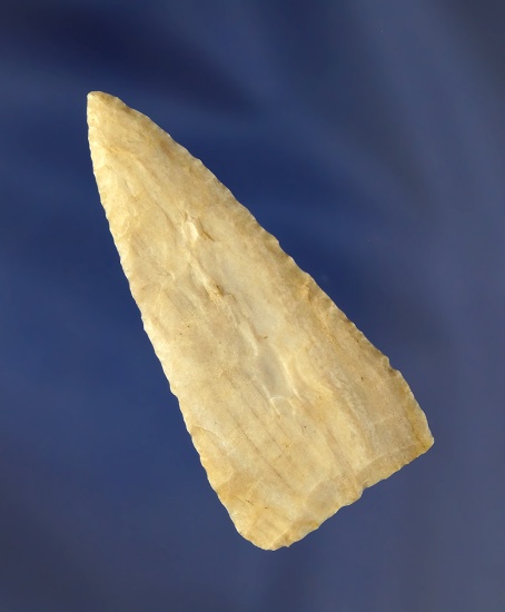 Exceptionally well flaked and very thin 2 5/16" Fort Ancient Triangle found in Ohio.