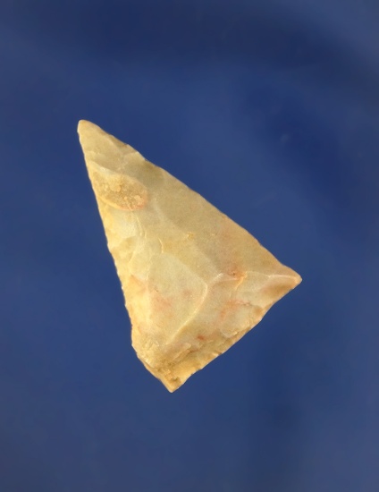 1 1/8" Neolithic triangular  Arrowhead found in Abudja, Mali.