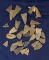 Large group of 30 Triangle Points found in Greenup Co.,  Kentucky Ex. Judge Claxton collection.