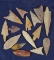 Group of 15 assorted African Neolithic Arrowheads.