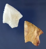 Pair of Florida Arrowheads, largest is 1 3/4