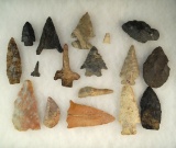 Group of assorted Artifacts from various areas, largest is 3 5/8