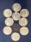 10 1964 Kennedy Silver Half Dollars BU