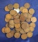 60 Assorted Indian Cents Cull-F