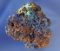 Mineral Specimen: Azurite and Malachite found in Bou Beker, Morocco. 1 7/8