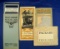 Vintage Automobile Advertising: Set of 6 small brochures:  1911 Pratt-Elkhart Motor Cars; 1912 Everi