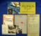 Vintage Automobile Advertising: Set of 5 small brochures:  Pontiac 1932 Series 