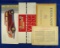 Vintage Automobile Advertising: Set of 4 small automobile publications:  Auburn 6 and 8 fold-out bro