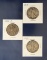 1917, 1936 and 1941-D Walking Liberty Half Dollars VG-F