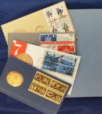 5 Different  Bicentennial Medals 1972, 1973, 1974, 1975 and a 1971 No. 1 Sterling Silver Postmasters
