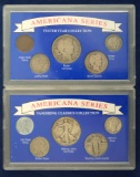 2 Americana Coin sets Yesteryear Collection 1897 Indian Cent, 1912 Liberty V Nickel, 1916-S Barber D