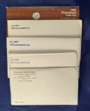 1971, 1975, 1978, 1980 and 1985 Mint Sets in Original Envelopes