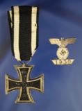 Vintage Militaria: Iron Cross second class with a 1939 Spange