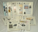 Stamps: 40 Different American Commemorative Panels 478, - 483, 485, 486, 500, 571 – 592 and 807- 814