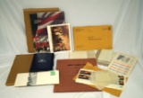 Stamps: Franklin Mint Postmasters of America The Historic American Flags Commemorative Stamp Book wi