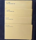 1974, 1975, 1976 and 1977 Mint Sets in Original Envelopes