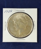 1925 Peace Silver Dollars AU
