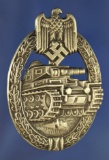 Vintage Militaria:  Nazi tank Badge