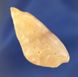 Mineral Specimen: Tektite, Lybian Glass, Semi-translucent, Yellowish-white, 2 1/8