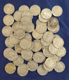 60 Assorted Buffalo Nickels G-VF