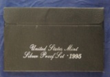 1995 Silver Proof Set in Original Box with COA