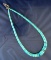 Vintage turquoise necklace in very nice condition.