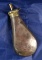 Beautifully patinated Copper Powder Flask from the mid to late 1800s.