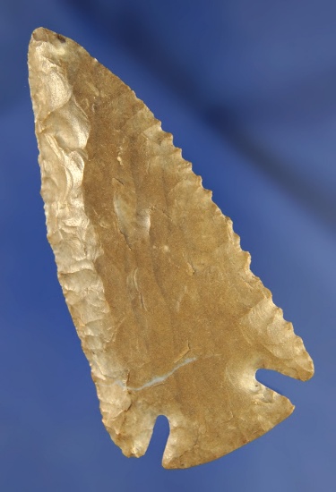 Exceptional! 3 3/8" Fort Payne chert Lost Lake , nicely patinated and beveled. Found in Kentucky.