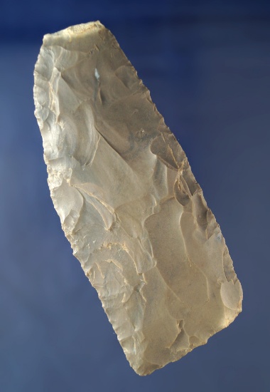 Large 5 1/16" Paleo Square Knife made from Hornstone found in Daviess Co., Kentucky.