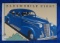 Oldsmobile Eight color catalog, circa early 1940's