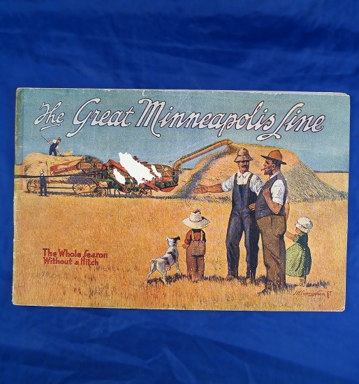 The Great Minneapolis Line of The Minneapolis Threshing Machine Co brochure, 1917, 40 pages