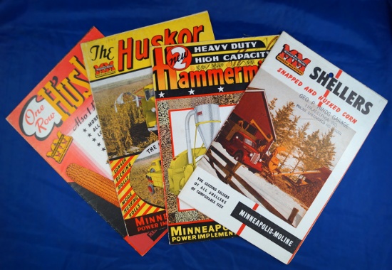 Set of 4 Minneapolis-Moline Co brochures. * See full description.