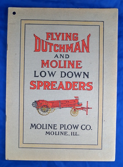 Flying Dutchman and Moline Low Down Spreaders catalog, 31 pages, some color