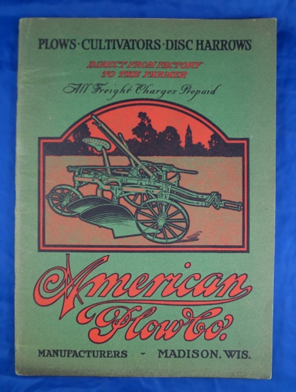 American Plow Co catalog, 1907, 52 pages, some color