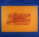 Anderson Carriage Mfg. Co. 1905 catalog, 40 pages