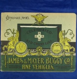 James & Mayer Buggy Co Catalogue No 16, 1901, 56 pages