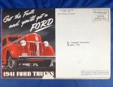 1941 Ford truck fold-out brochure