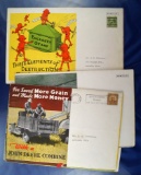 Set of 4 John Deere farm implelment fold-out brochures, circa 1937